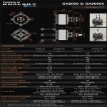 NEU Dualsky GA8000 Motor Hoch leistungs bürstenloser Motor Starr flügel flugzeug Modell Mehr rotor 80-120cc Benzinmotor Vtol UAV DIY